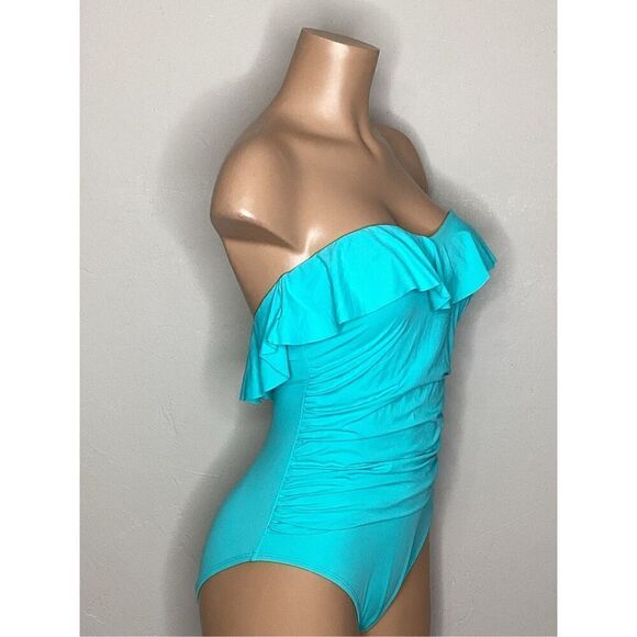 New. Bleu Rod Beattie ruffle one piece. Size 4. Retails $125 - Picture 3 of 12